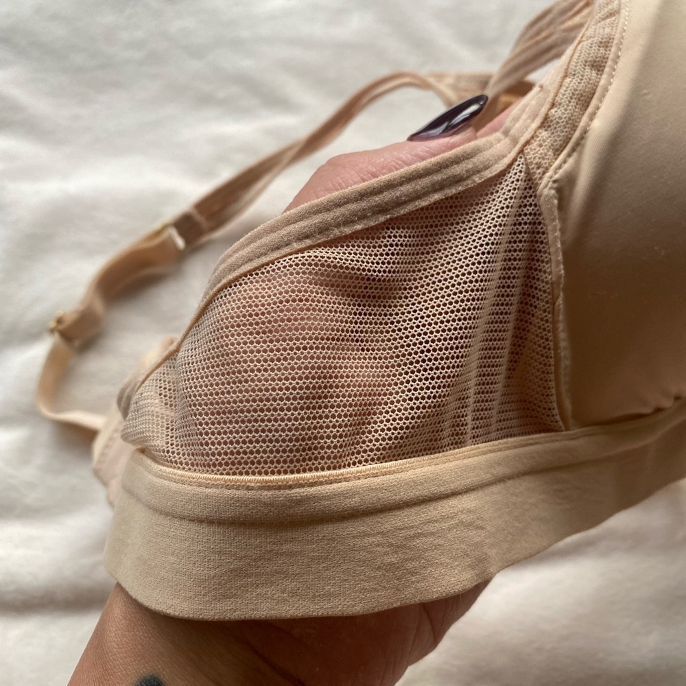 Lively Tan Wireless Bralette with Adjustable Straps - Picture 3 of 10